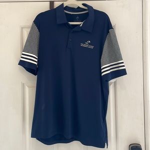 Adidas Striped Sleeve Golf Shirt